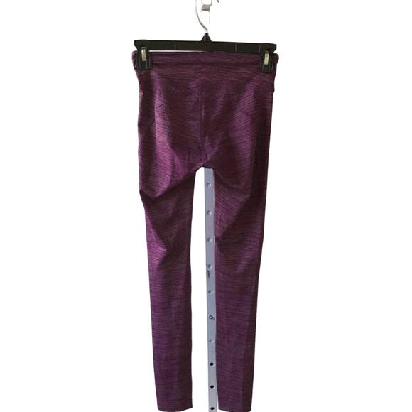 Outdoor Voices Purple 7/8 Striped Leggings - Picture 4 of 7